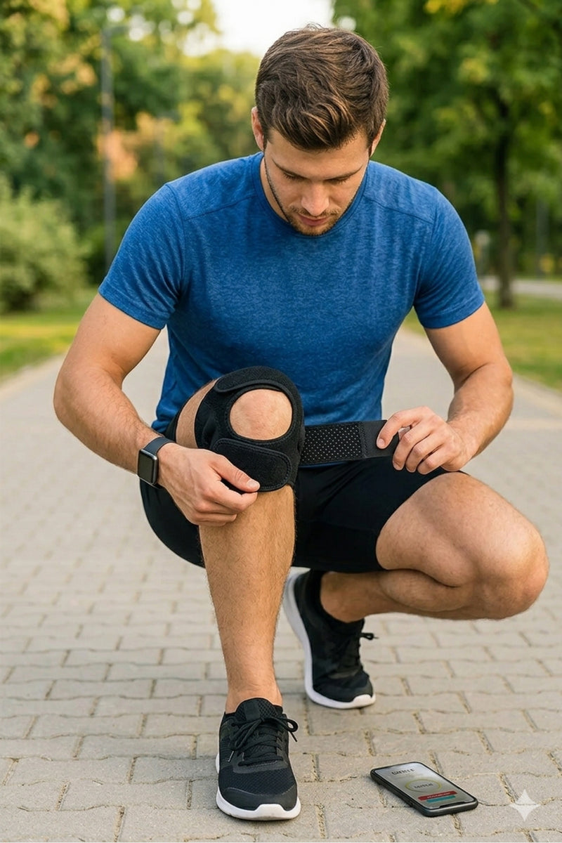 Patella Destekli Sporcu Dizliği — 2'li Paket, Koşu ve Fitness